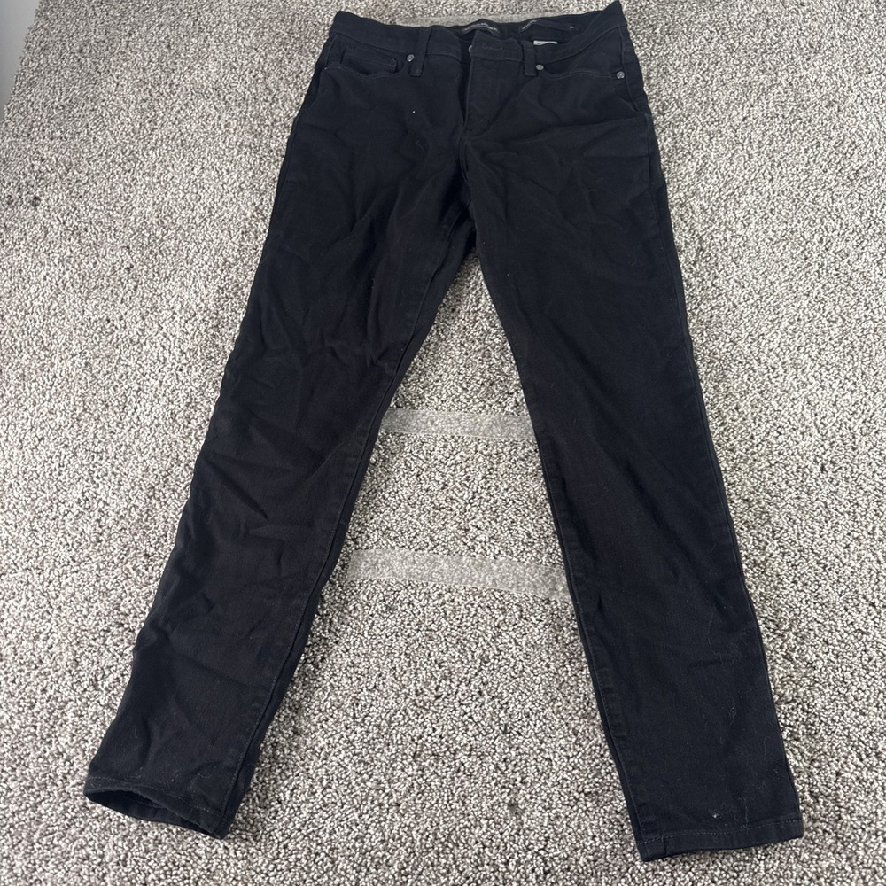 Banana Republic Women's Jeans Mid‎ Skinny Rise 30L Black